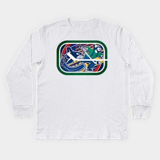 Vancouver Canucks Kids Long Sleeve T-Shirt